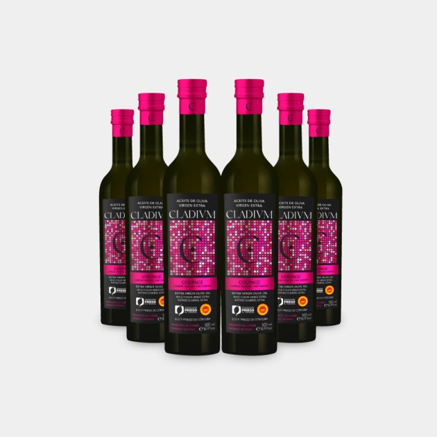 Caja 6 unidades Cladivm botella AOVE 100% Coupage