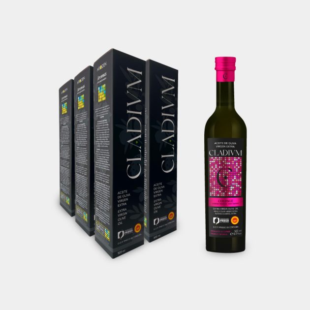 Caja 6 unidades Estuche Cladivm botella 500 ml AOVE - Imagen 2