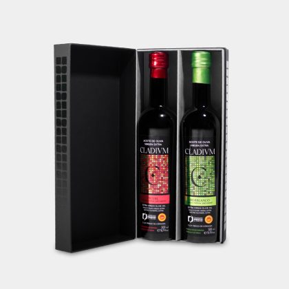 Estuche Cladivm 2 botellas 500 ml AOVE