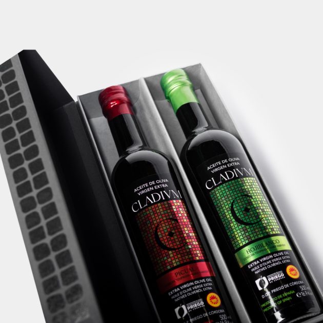 Estuche Cladivm 2 botellas 500 ml AOVE - Imagen 2