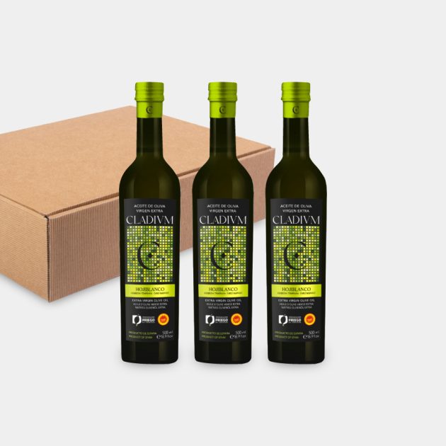 Estuche 3 botellas Cladivm 500 ml AOVE - Imagen 4