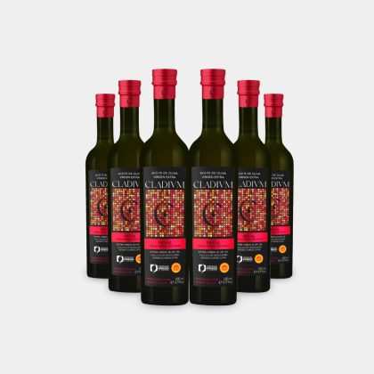 Caja 6 Unidades Cladivm botella AOVE 100% Picual