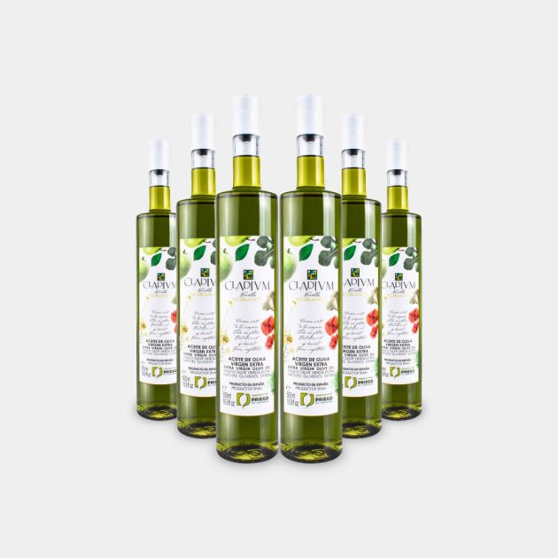 Caja 6 unidades Cladivm Novello botella 500 ml AOVE